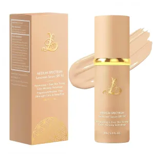 Rise 4 In 1 Color Changing Luxus Foundation,Medium Spectrum Foundation Makeup, Waterproof & Hydrating,Full Coverage & Long Lasting (Pack of 1)
