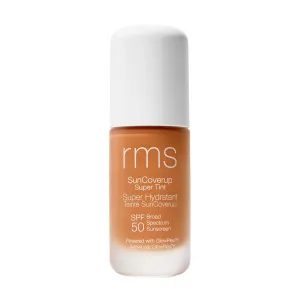 RMS Beauty SunCoverup Super Tint SPF 50 Sunscreen - Lightweight Mineral SPF Tinted Moisturizer, Dewy Finish, Non-Comedogenic & Safe for Sensitive Skin