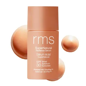 RMS Beauty SuperNatural Radiance Sunscreen SPF 30 - Tinted Sunscreen for Face, Tinted Mineral Sunscreen for Face Tinted SPF Skin Tint with SPF Makeup