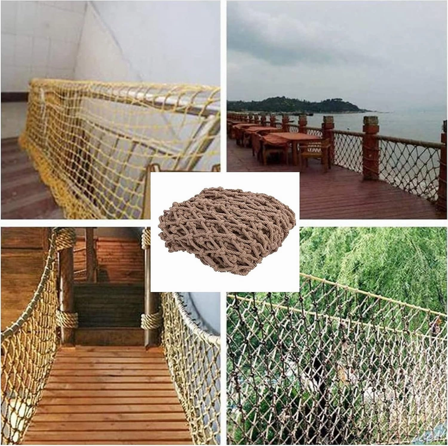 Rope Net for Playground, Stair Safety Net Kids Climbing Birds Net Outdoor Swing Railing Garden Decor Net Pet Fence Rope Ladder Balcony (Size : 29m(6x29ft))