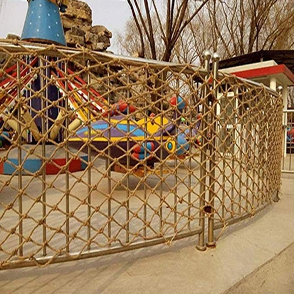 Rope Net for Playground, Stair Safety Net Kids Climbing Birds Net Outdoor Swing Railing Garden Decor Net Pet Fence Rope Ladder Balcony (Size : 29m(6x29ft))