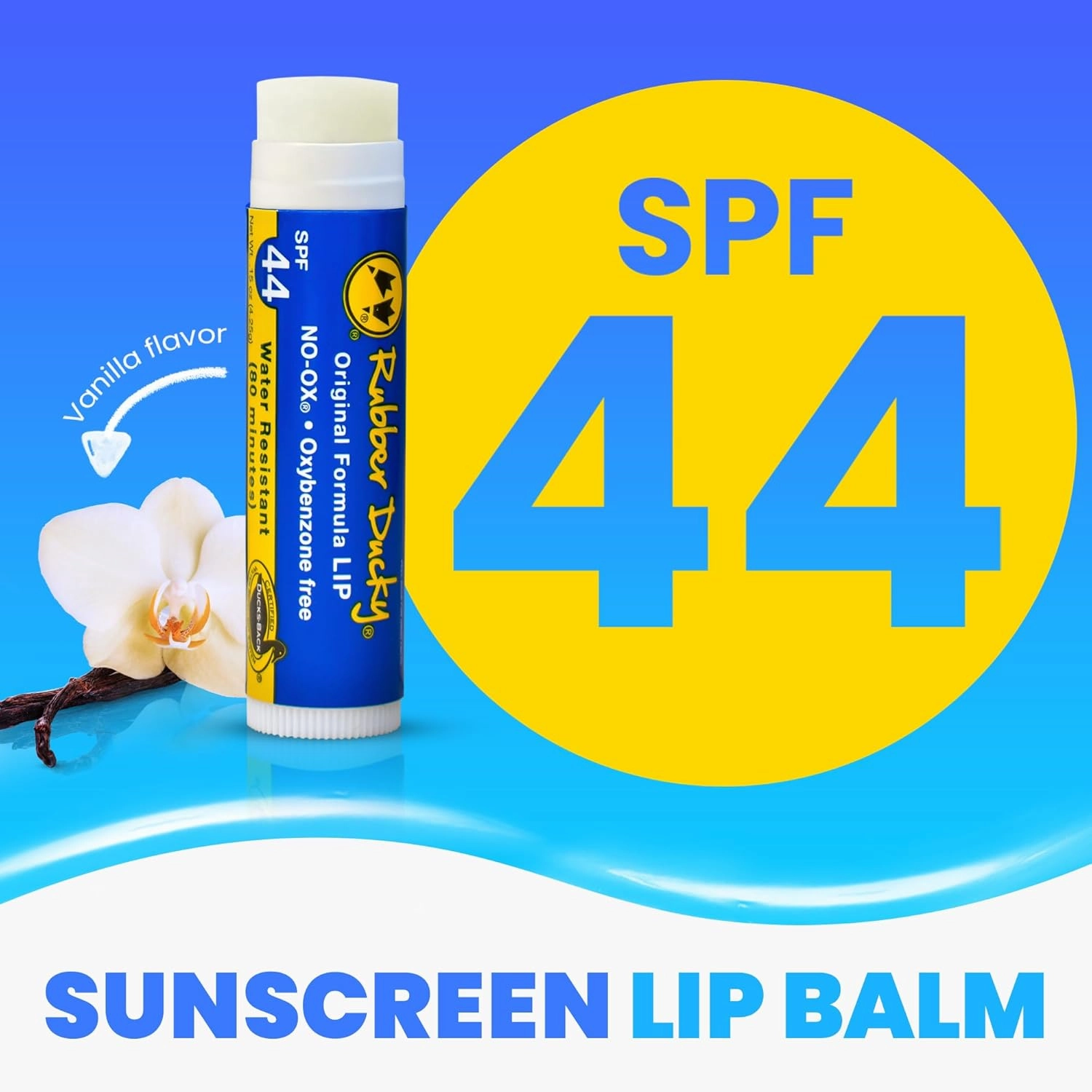 Rubber Ducky Spf 44 Original Sports No-ox, 1 Fluid Ounce