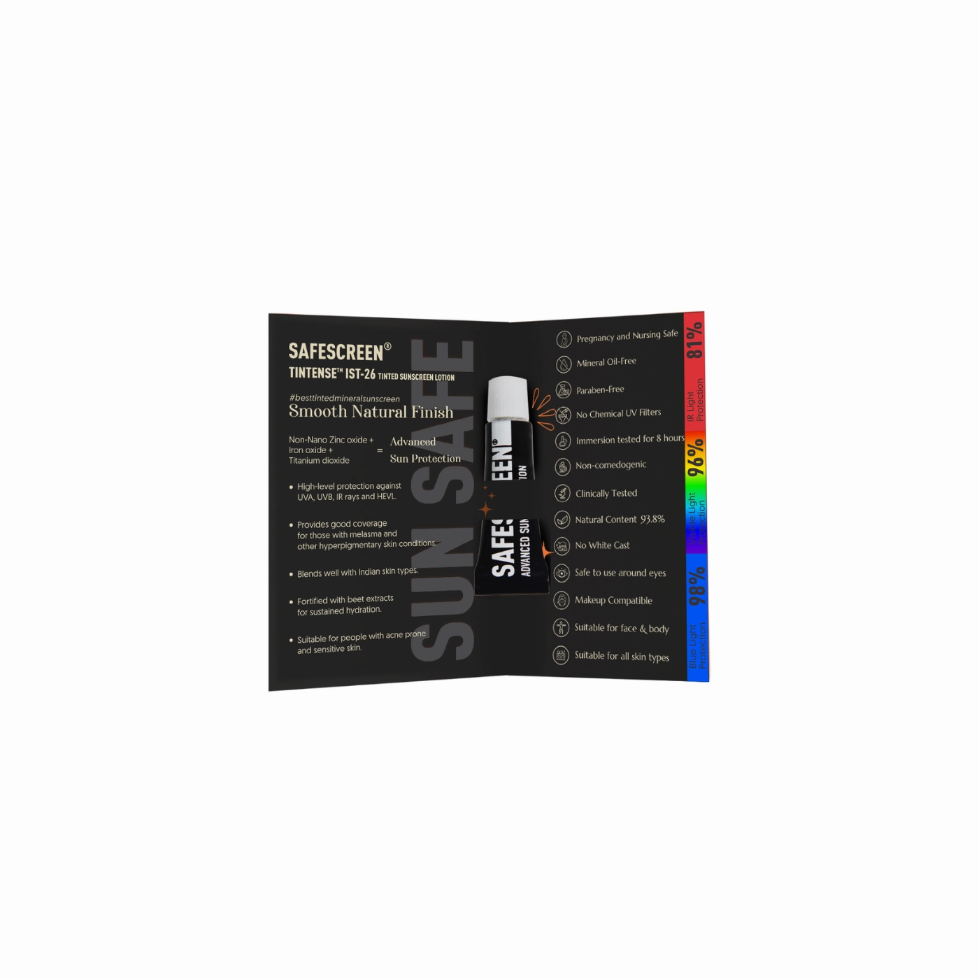SAFESCREEN TINTENSE Buff IST-26 Mini Pack 1.5 ml (Redeem for 150 Zola Points)