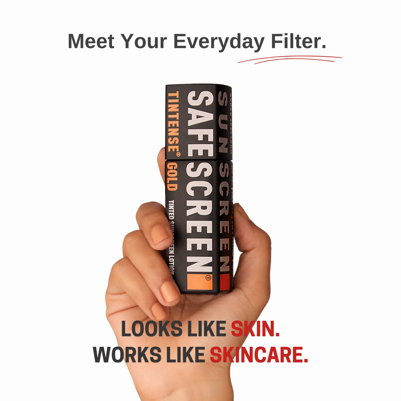SAFESCREEN® TINTENSE® Gold Tinted Sunscreen Lotion SPF 50 