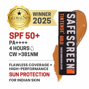 SAFESCREEN® TINTENSE® Gold Tinted Sunscreen Lotion SPF 50 