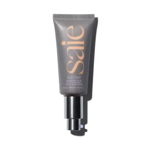 Saie Slip Tint Tinted Moisturizer with SPF 35 - Light Coverage, Glowy Skin Tint & Mineral Sunscreen for Face with Hydrating Hyaluronic Acid - Summer Makeup Essential - Shade Four (1.35 oz)