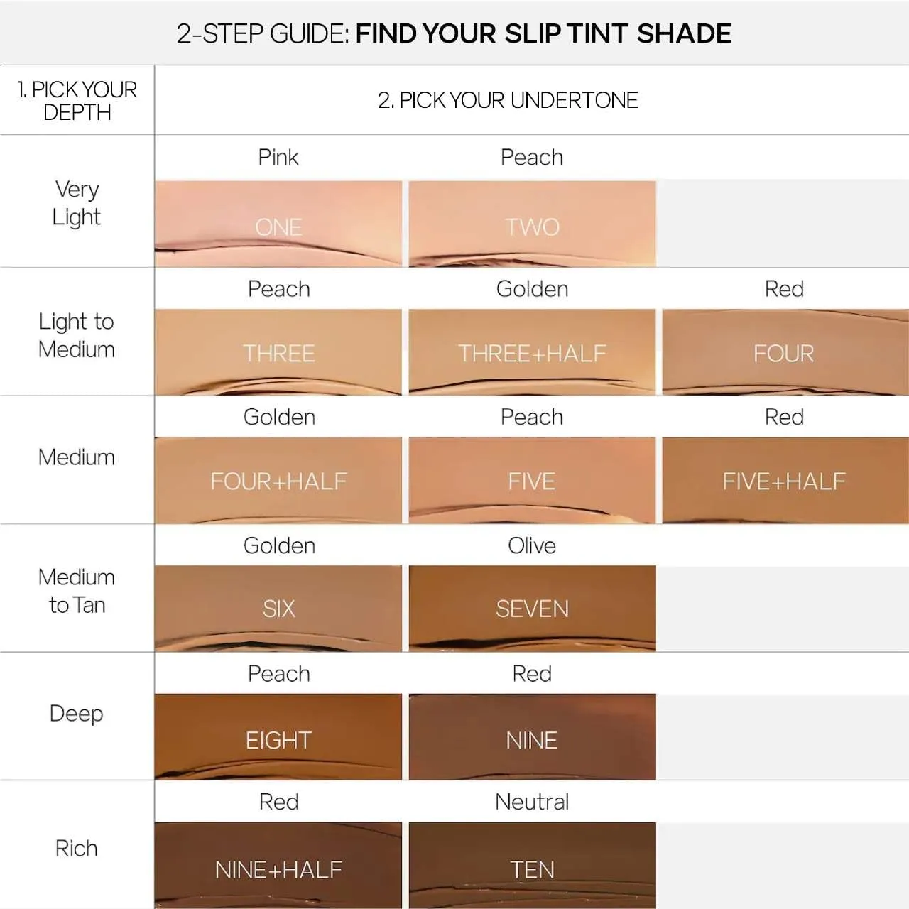 Saie Slip Tint Tinted Moisturizer with SPF 35 - Light Coverage, Glowy Skin Tint & Mineral Sunscreen for Face with Hydrating Hyaluronic Acid - Summer Makeup Essential - Shade Six (1.35 oz)