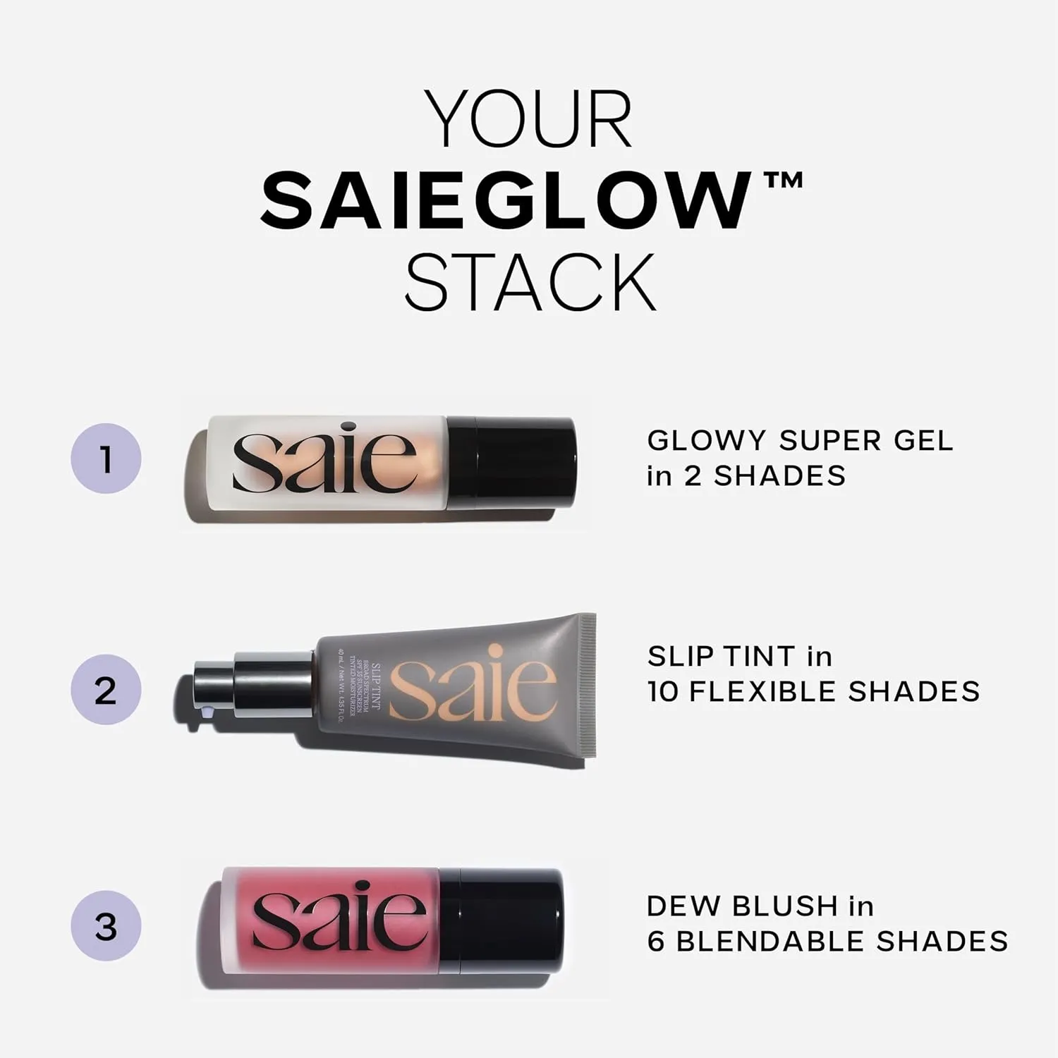 Saie Slip Tint Tinted Moisturizer with SPF 35 - Light Coverage, Glowy Skin Tint & Mineral Sunscreen for Face with Hydrating Hyaluronic Acid - Summer Makeup Essential - Shade Six (1.35 oz)