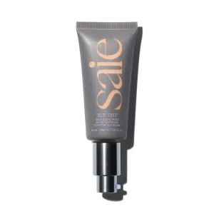 Saie Slip Tint Tinted Moisturizer with SPF 35 - Light Coverage, Glowy Skin Tint & Mineral Sunscreen for Face with Hydrating Hyaluronic Acid - Summer Makeup Essential - Shade Three   Half (1.35 oz)