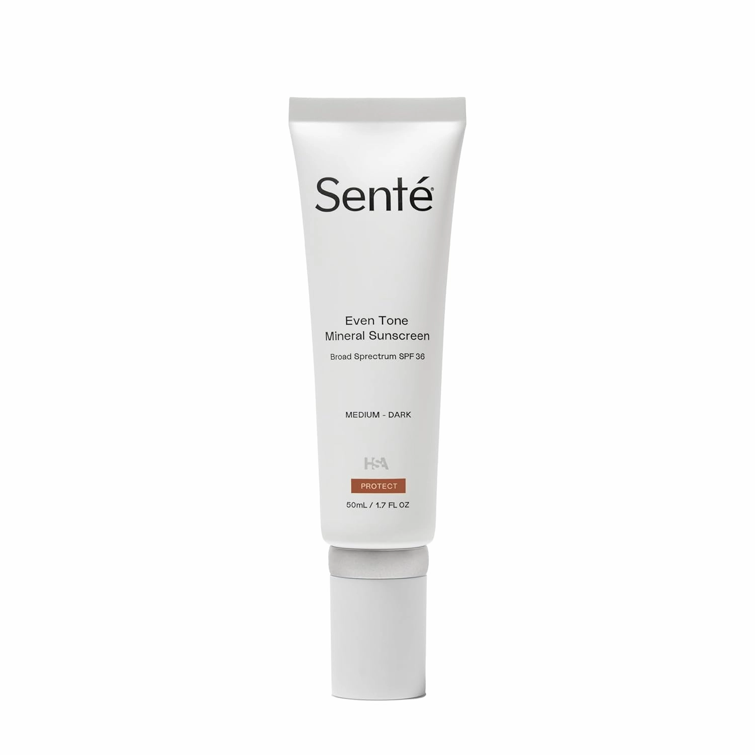Senté Even Tone Mineral Sunscreen Tinted Broad-Spectrum Lotion - Medium-Dark SPF 36 - UVA/UVB Protection - 40-Min Water-Resistant - 50 ml