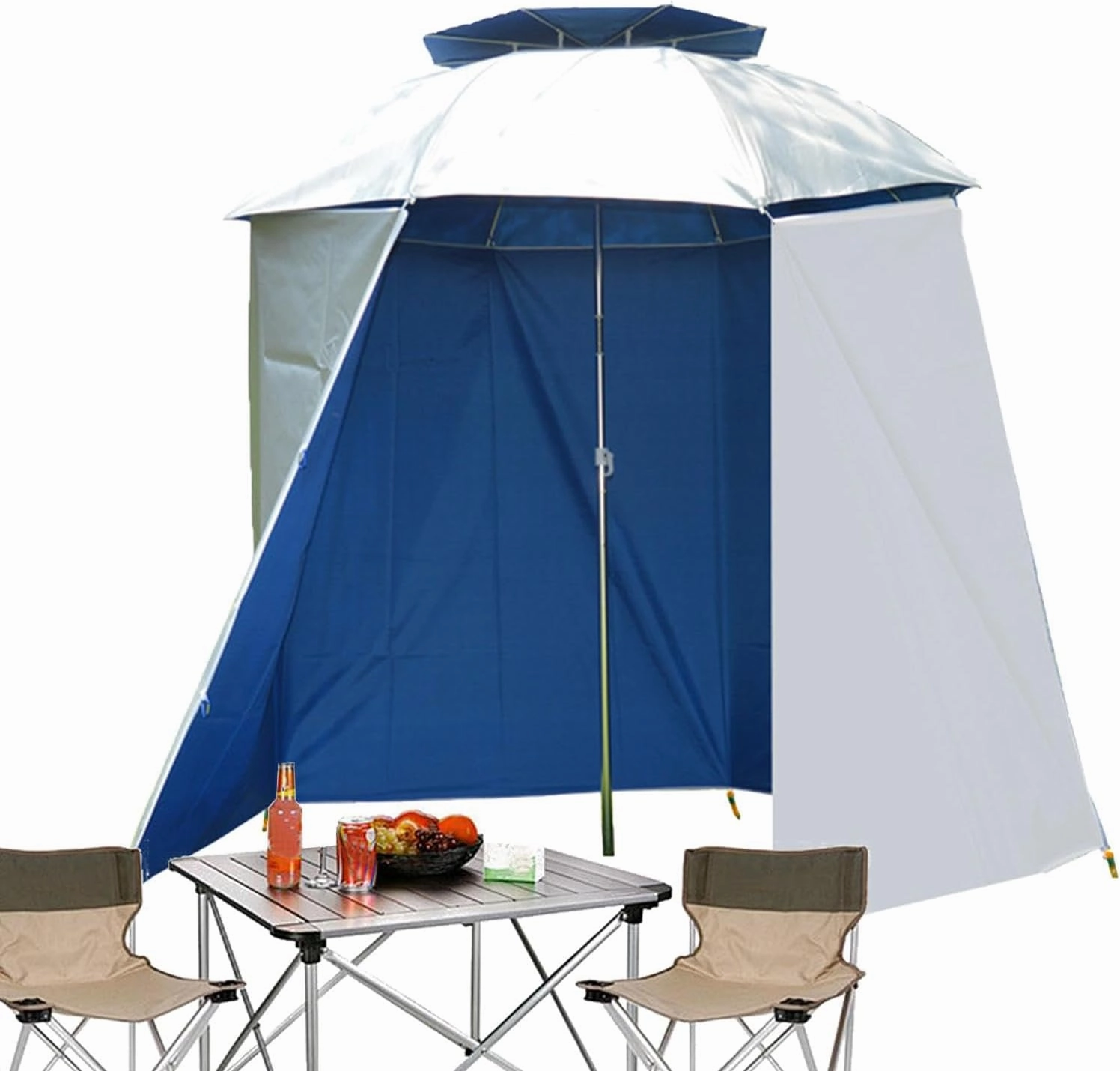 Shade Umbrella Portable - Umbrella Beach Tent | Semi-Circular Fishing Parasol Surround Cloth, Waterproof Fishing Umbrella Accessories For Beach Camping Fishing Fishing Umbrella Cloth