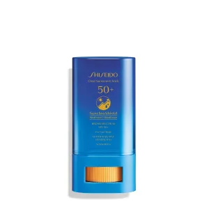 Shiseido Clear Sunscreen Stick SPF 50  - Invisible Broad-Spectrum Face Sunscreen - Wear Under & Over Makeup - Lightweight Formula - All Skin Types