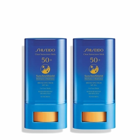 Shiseido Clear Sunscreen Stick SPF 50  - Invisible Broad-Spectrum Face Sunscreen - Wear Under & Over Makeup - Lightweight Formula - All Skin Types