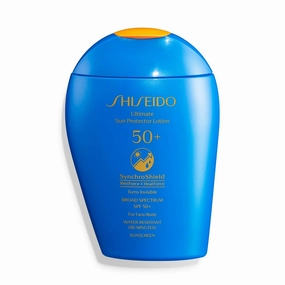 Shiseido Ultimate Sun Protector Lotion - 150 mL - Invisible Broad-Spectrum SPF 50  Sunscreen for Face & Body - Lightweight Formula - All Skin Types