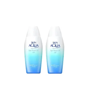 Skin Aqua UV Super Moisture Gel Hydrating Sunscreen SPF50 /PA     - 110g - Pack of 2