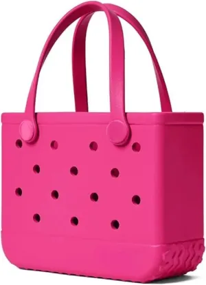 Small Waterproof Rubber Beach Bag - Lightweight Foldable Tote for Women, Travel, Pool & Gym, Sandproof Washable