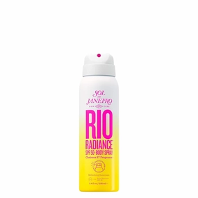 SOL DE JANEIRO Rio Radiance SPF 50 Body Spray Broad Spectrum | Spray Sunscreen for Body | Niacinamide and Antioxidants | Sheer Coverage | UV Protection