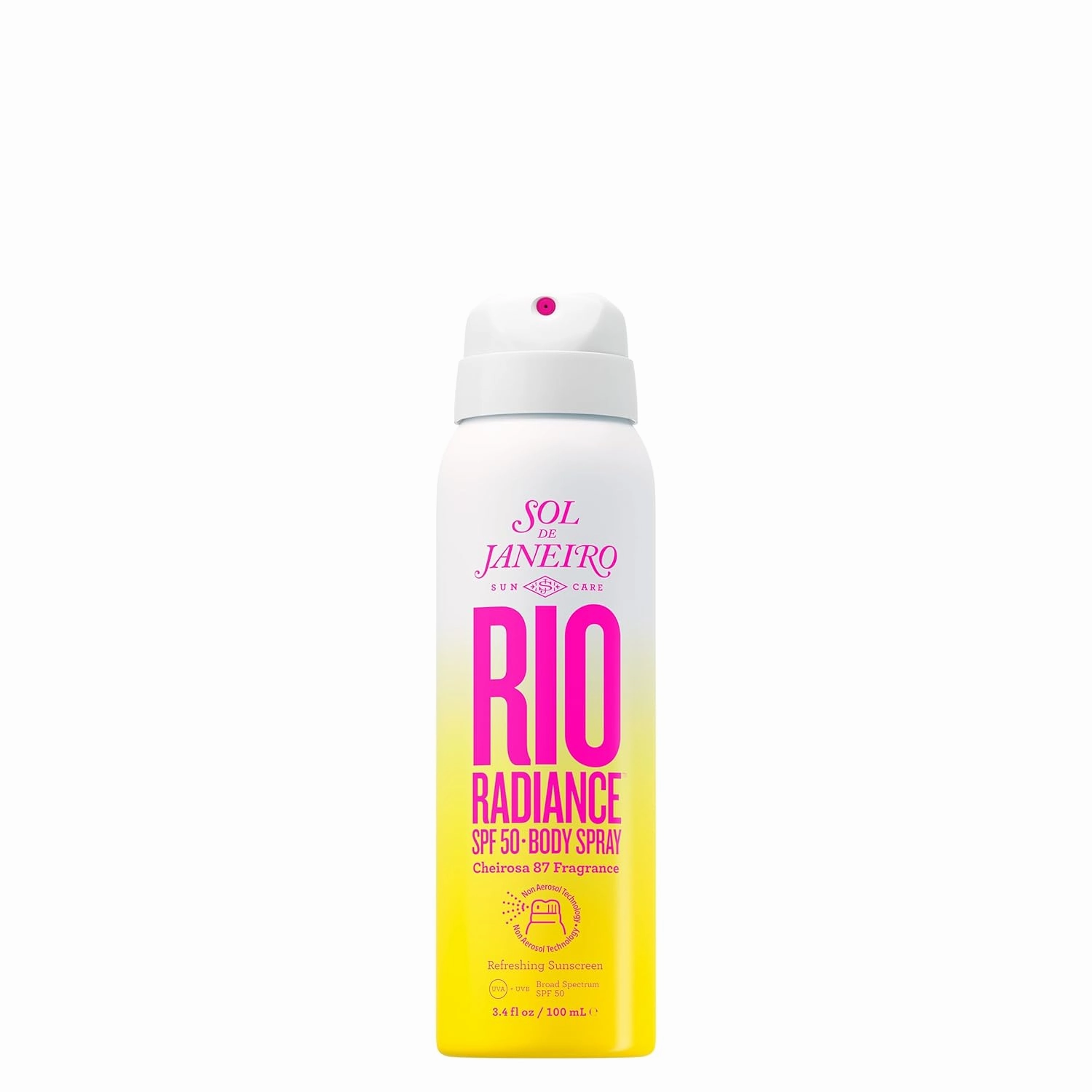 SOL DE JANEIRO Rio Radiance SPF 50 Body Spray Broad Spectrum | Spray Sunscreen for Body | Niacinamide and Antioxidants | Sheer Coverage | UV Protection