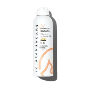 Solara Suncare - Go! Mineral Defense SPORT Superfruit Sheer Sunscreen Mist, SPF 30 | EWG Verified, Vegan, Cruelty Free, Reef friendly | Non-Aerosol, Water Resistant, All Skin Types (6 fl oz | 177 ml)