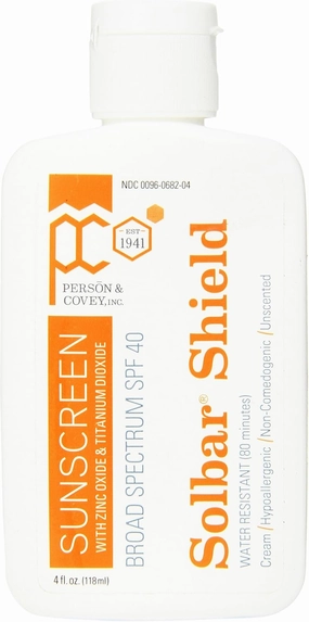 Solbar Shield Sunscreen SPF 40, 4 OZ 2 Pack