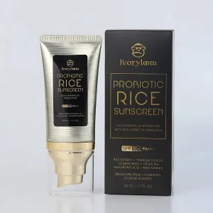 SPF 50 PA     Mineral Sunscreen | Fast Absorbing Hydration with Rice Ferment, Niacinamide, Hyaluronic Acid, Titanium Dioxide | Broad Spectrum | No White Cast | Reef Safe | 1.7 OZ