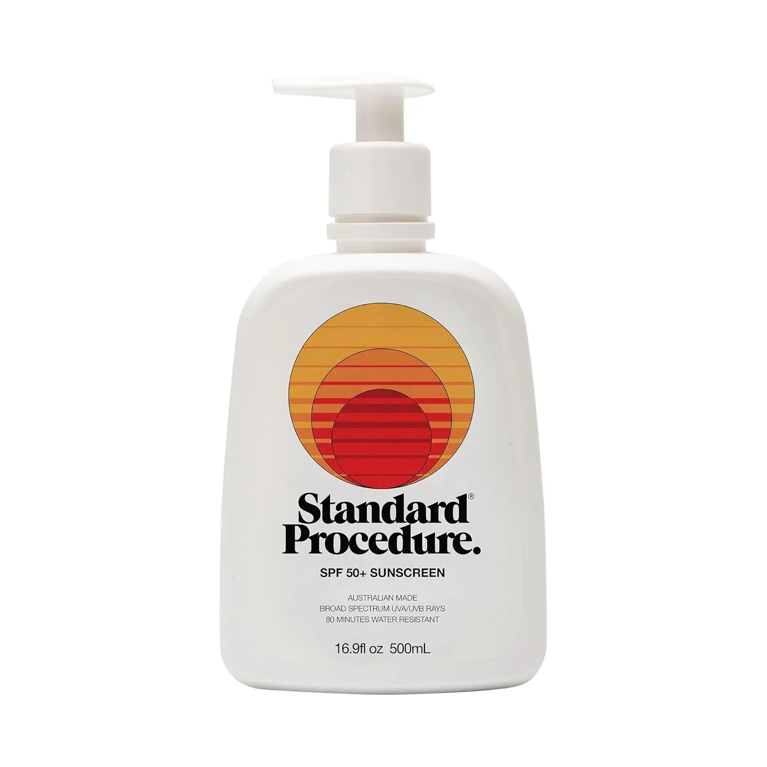 SPF 50  Sunscreen, Broad Spectrum Face & Body Sunblock for Sun-Sensitive Skin, 4HR Water Resistant, Organic Formula, 16.9 oz