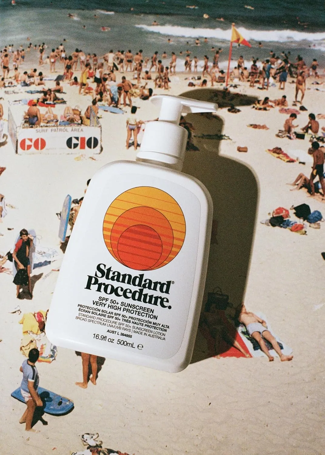 SPF 50  Sunscreen, Broad Spectrum Face & Body Sunblock for Sun-Sensitive Skin, 4HR Water Resistant, Organic Formula, 16.9 oz