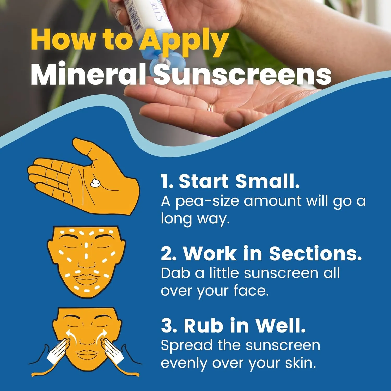 STREAM 2 SEA Tinted Sunscreen with SPF 30 All Natural, Biodegradable and Reef Safe| 3 Fl oz Non Greasy and Moisturizing Mineral Sunscreen For Face and Body Protection Against UVA and UVB