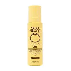 Sun Bum Original SPF 50 Sunscreen Body Oil - Broad Spectrum Moisturizing Sunscreen with Vitamin E - Hawaii 104 Act Compliant (Made without Octinoxate & Oxybenzone) - 5 oz