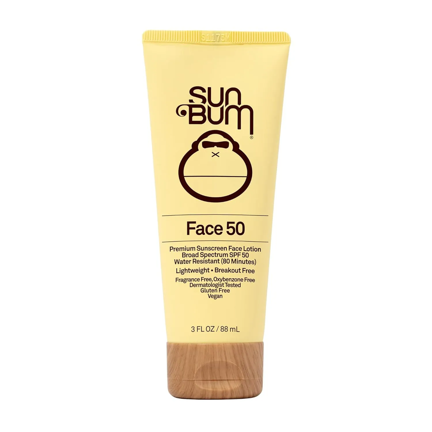 Sun Bum Original SPF 50 Sunscreen Face Lotion - Broad Spectrum Moisturizing Facial Sunscreen with Vitamin E - Hawaii 104 Act Compliant (Made without Octinoxate & Oxybenzone) - Travel Friendly - 3 oz