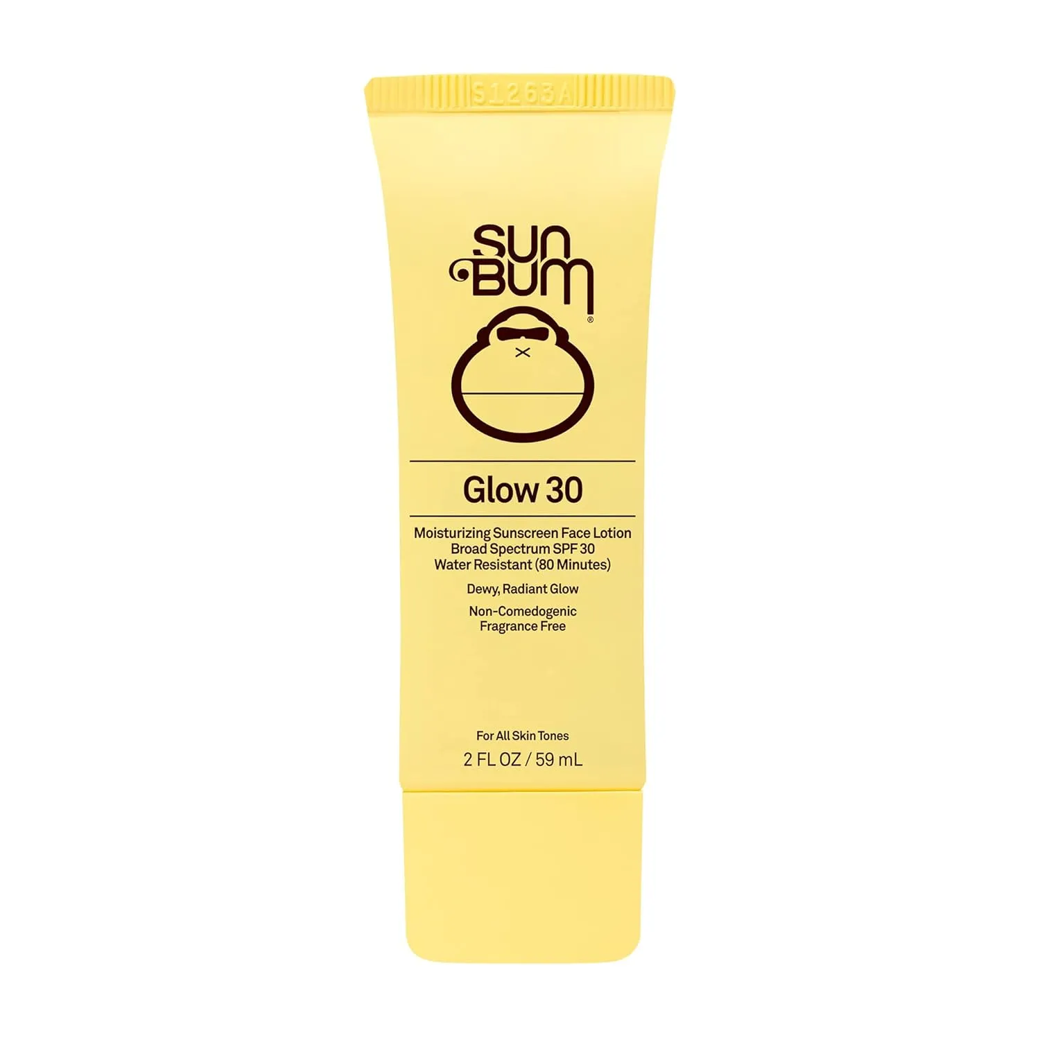 Sun Bum SPF 30 Glow Sunscreen Face Lotion - Moisturizing Facial Sunscreen - Tinted - Shimmer Finish - Hawaii 104 Act Compliant (Made without Octinoxate & Oxybenzone) - Travel Friendly - 2 oz