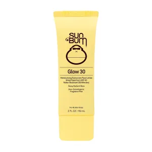 Sun Bum SPF 30 Glow Sunscreen Face Lotion - Moisturizing Facial Sunscreen - Tinted - Shimmer Finish - Hawaii 104 Act Compliant (Made without Octinoxate & Oxybenzone) - Travel Friendly - 2 oz
