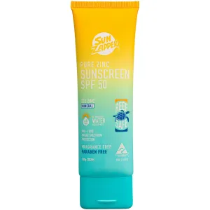 Sun Zapper Pure Zinc Mineral Sunscreen SPF 50 – Reef Safe, Water Resistant – 100g