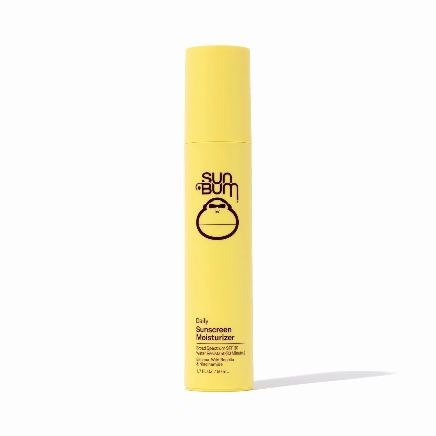 Sun Bum Skin Care SPF 30 Sunscreen Face Moisturizer - Vegan and Hawaii 104 Act Compliant (Without Octinoxate & Oxybenzone) - Broad Spectrum Moisturizing UVA/UVB Sunscreen with Niacinamide - 1.7 oz