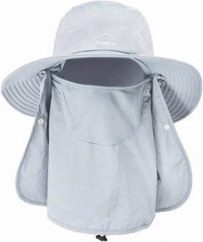 Sun mask Shawl hat UV Protection Cycling Sun Protection hat face Cover Sun-Proof Bucket hat