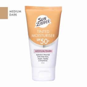 Sun Zapper Tinted Moisturiser SPF 50  - Medium/Dark, 50mL