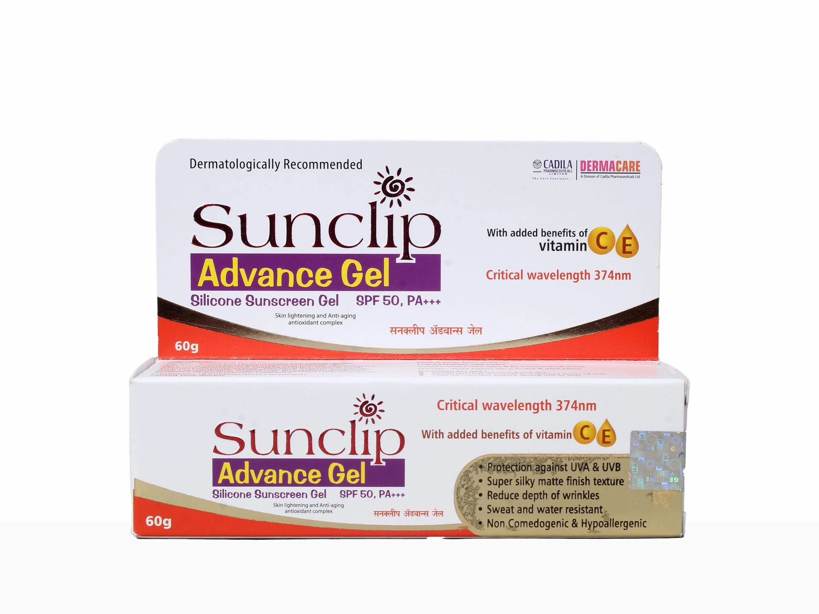 Sunclip Advance Silicone Sunscreen Gel SPF 50 PA   