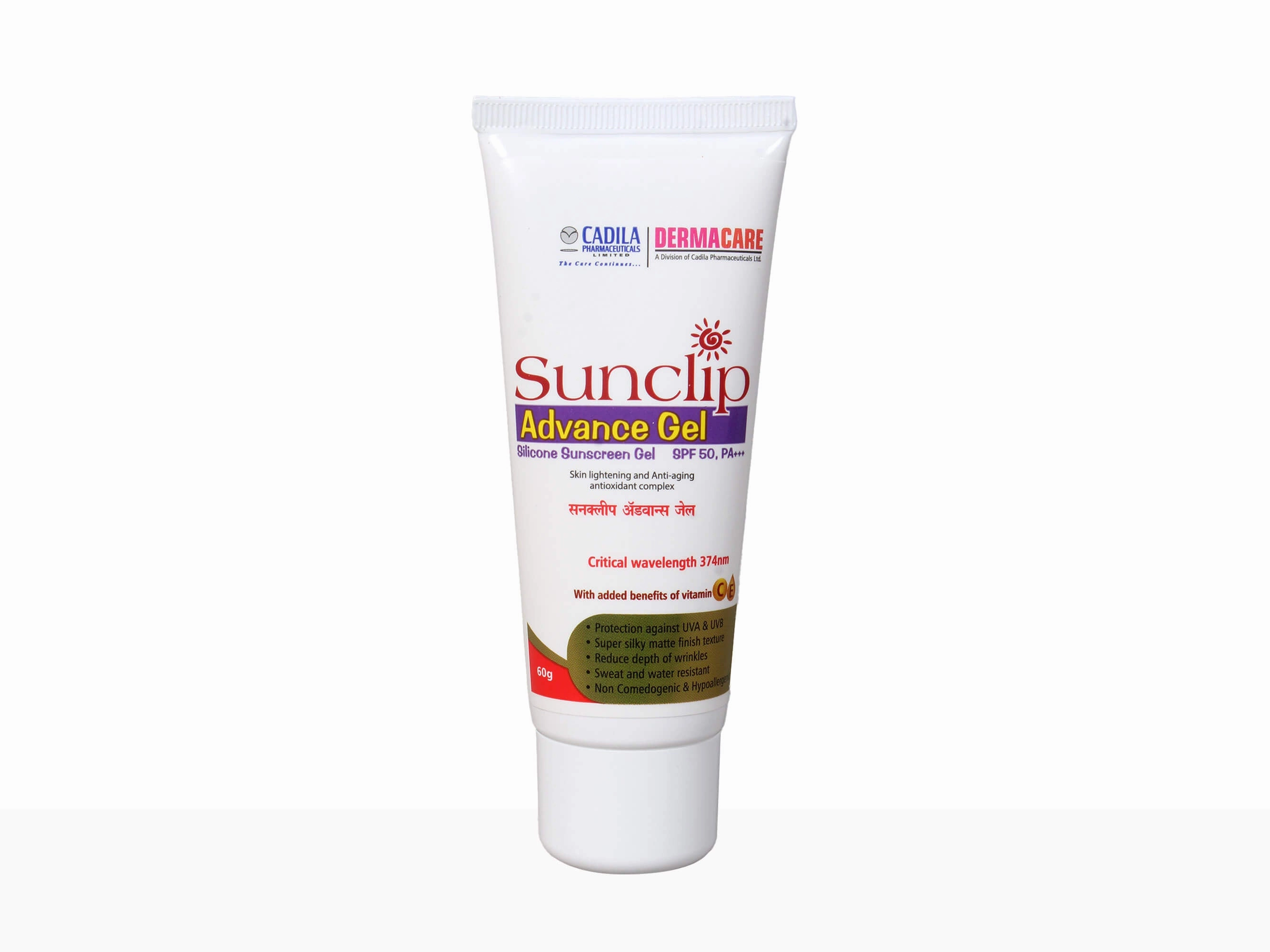 Sunclip Advance Silicone Sunscreen Gel SPF 50 PA   