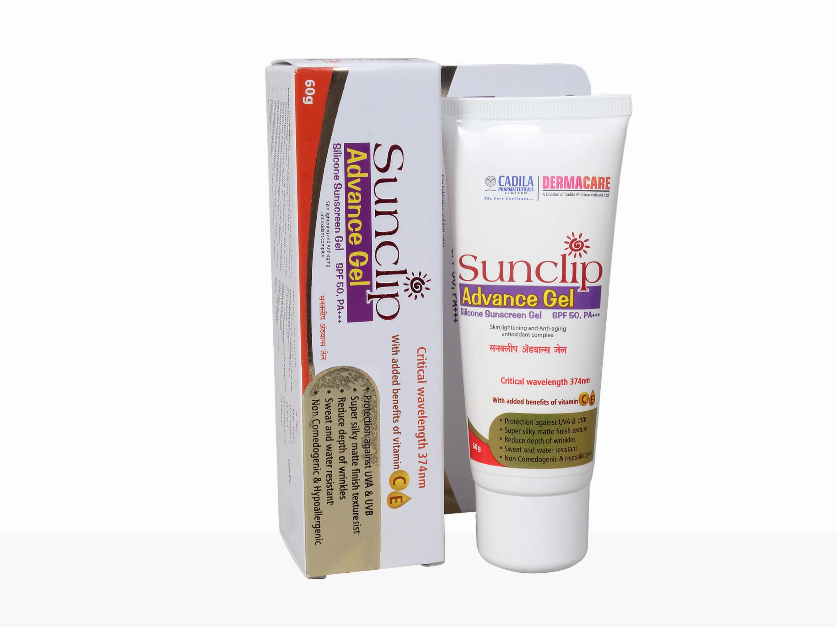 Sunclip Advance Silicone Sunscreen Gel SPF 50 PA   