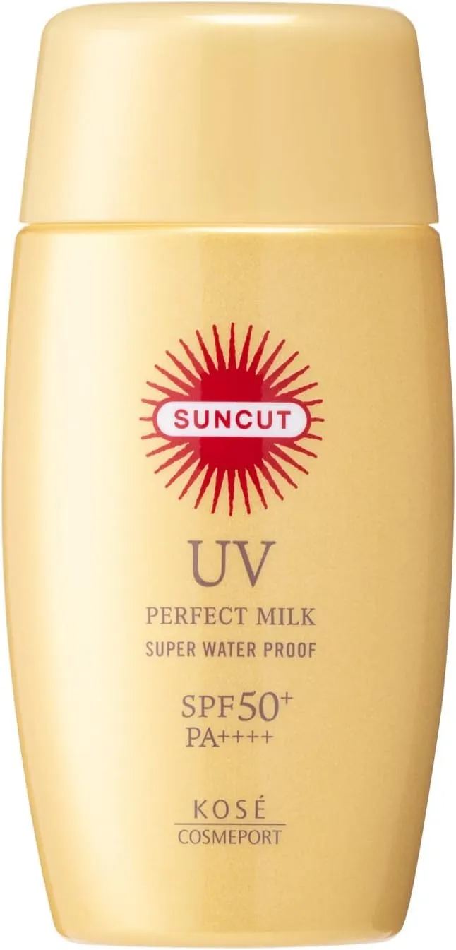SUNCUT Perfect UV Milk SPF50  PA     Facial Sunscreen Body Sun Block Spf Moisturizer Face Made in Japan
