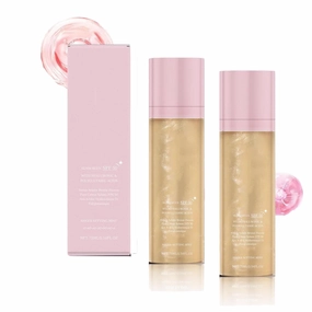 Sunglaze Sheer Setting Mist Sunscreen SPF 50 - Hydrating Glow Mist with Shimmering Oil，Circulatik Setting Mist SPF 50，Hydrating Makeup-Friendly Glow Spray