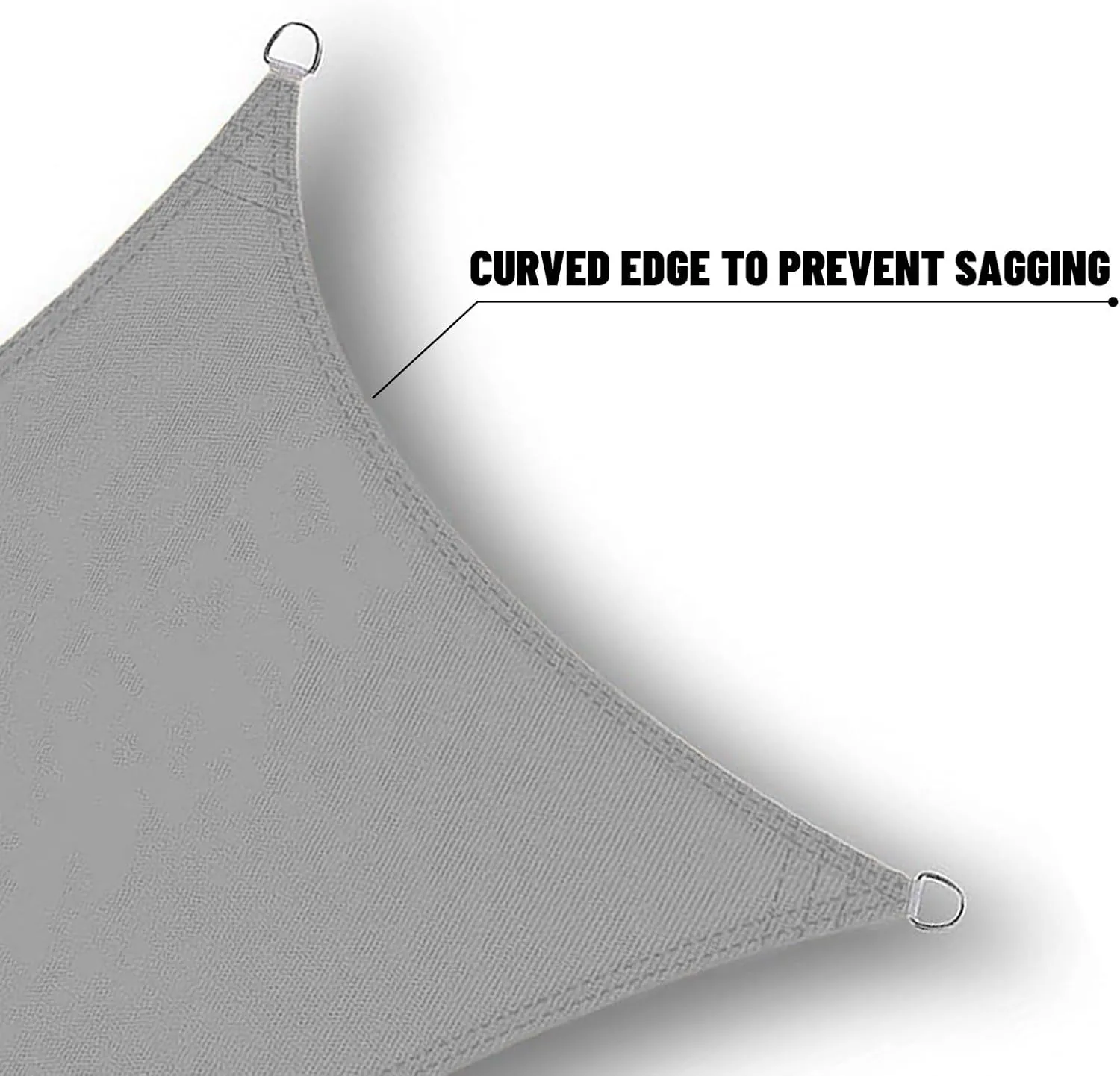 SUNNY GUARD Waterproof Sun Shade Sail 10' x 10' Charcoal Rectangle UV Block Sunshade for Backyard Yard Deck Patio Garden Outdoor Activities and Facility(We Make Custom Size)