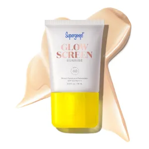 Supergoop! Glowscreen (SPF 40) - 0.5 fl oz - Glowy Primer   Broad Spectrum Tinted Sunscreen - Helps Filter Blue Light - Hydration - Hyaluronic Acid & Vitamin B5
