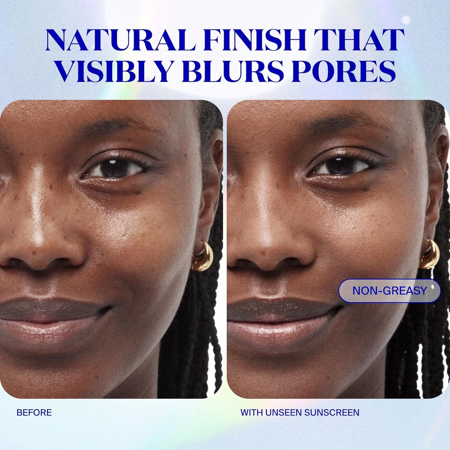 Supergoop! Unseen Sunscreen SPF 50 Invisible Sun Protection for Face - Broad Spectrum Face Sunscreen   Makeup-Gripping Primer - Weightless, Scentless, Oil Free - All Skin Types - 2.5 fl oz, 2 Pack