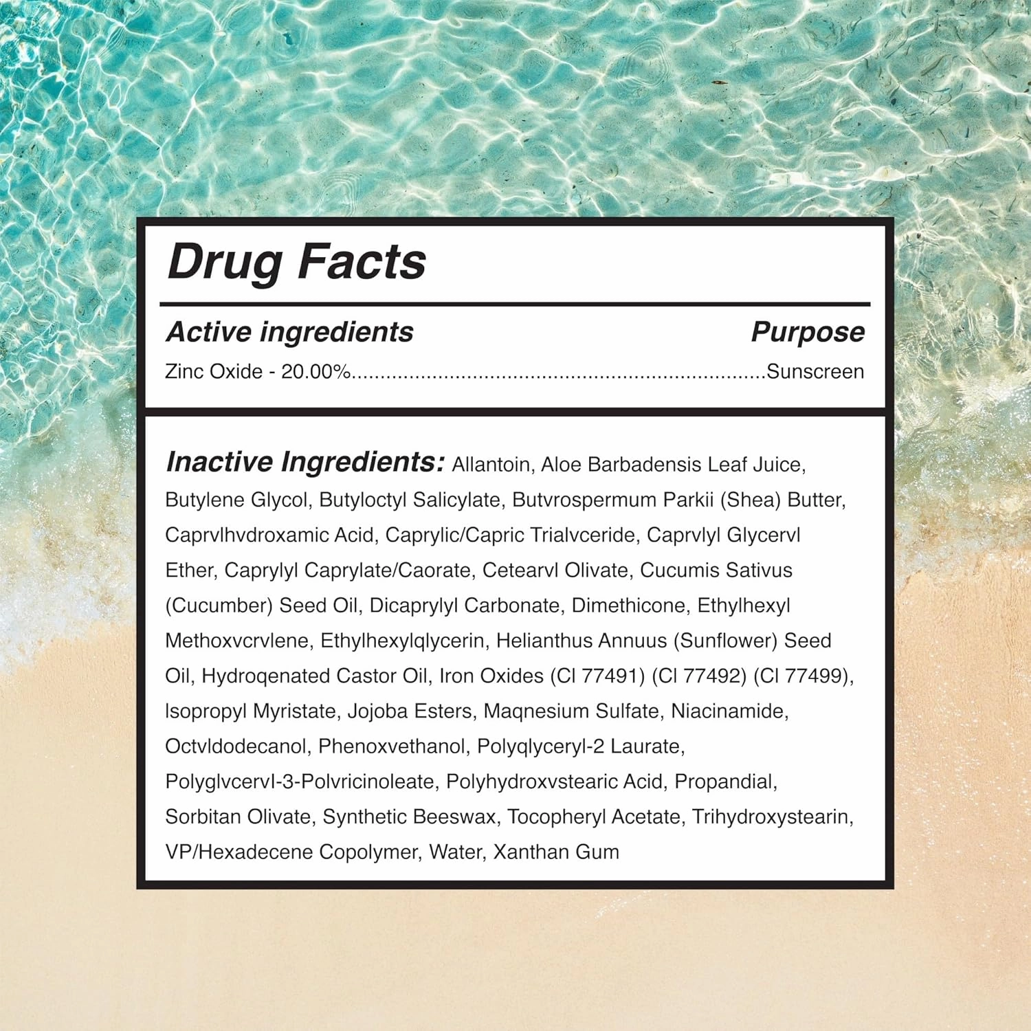Surface SPF50 mineral sunscreen lotion, reef friendly with non-nano zinc oxide, broad spectrum UVA/UVB protection, water resistant for 80 minutes, cruelty free, non-greasy, tinted, travel size, 3oz