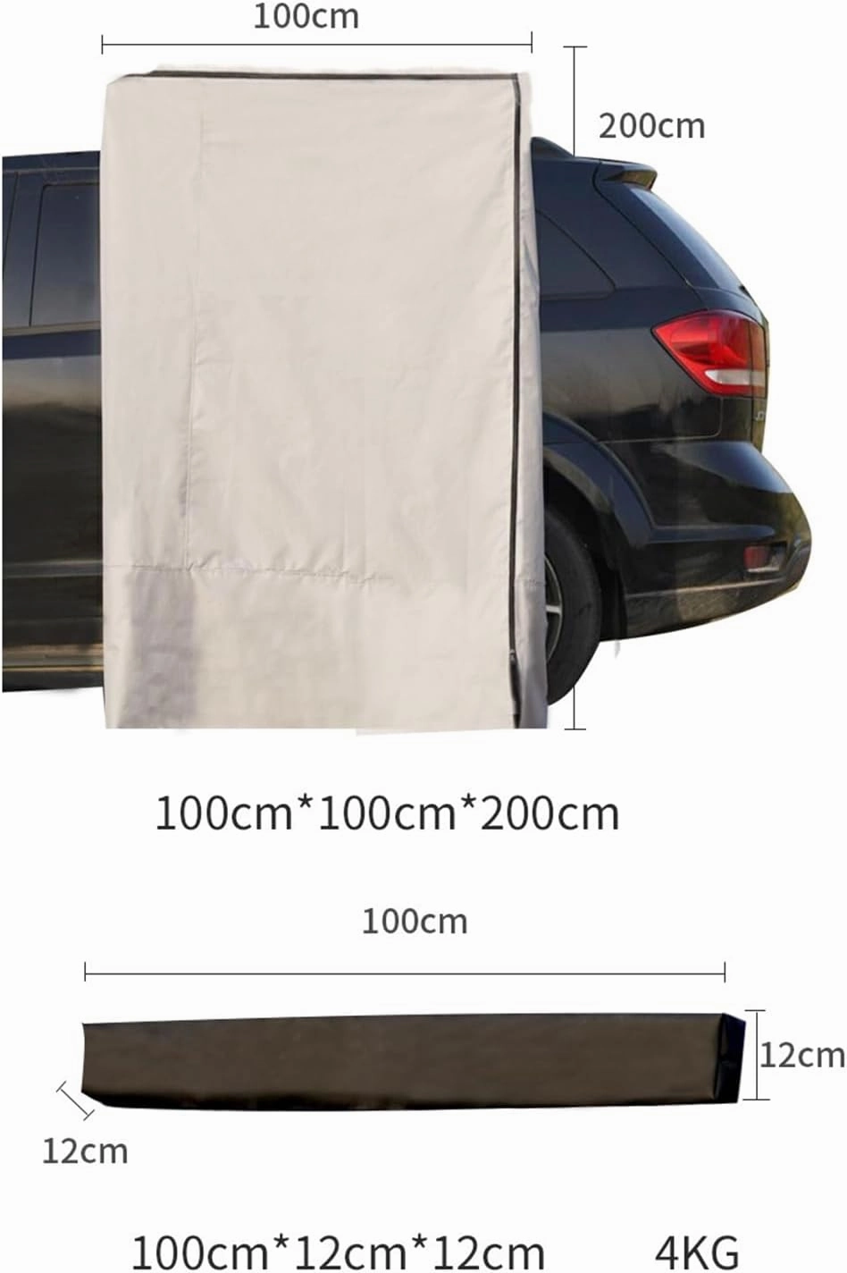 SUV Outdoor Camping Car Rooftop Tent Shower Tent Room,Roof Rack Shower Tents Privacy Enclosure Portable Shower Tent,Car Side Shower Room