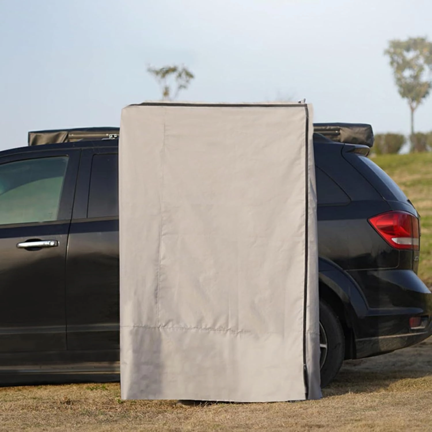 SUV Outdoor Camping Car Rooftop Tent Shower Tent Room,Roof Rack Shower Tents Privacy Enclosure Portable Shower Tent,Car Side Shower Room