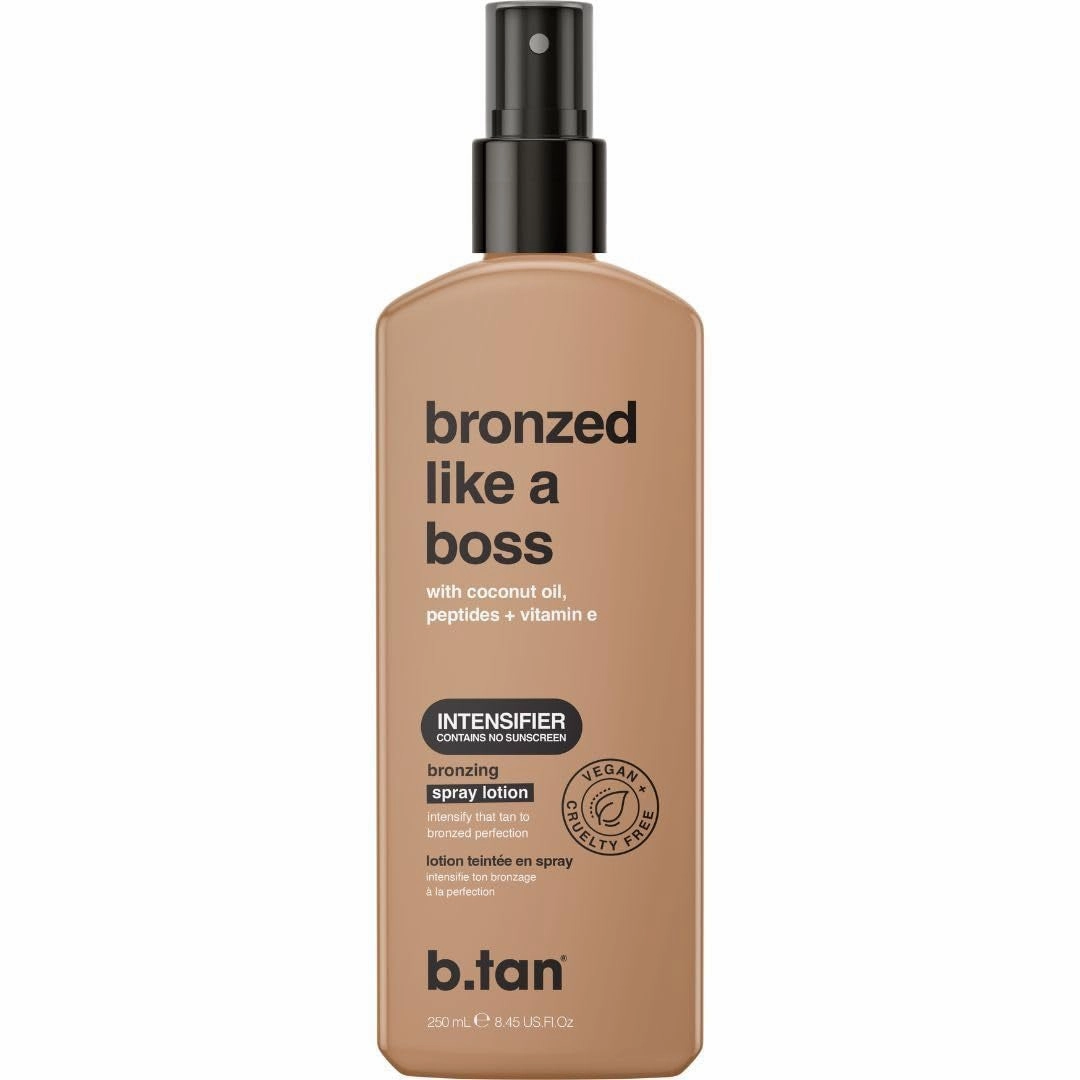 Tanning Oil | Get Tanned Intensifier Dry Spray - Fast, Dark Outdoor Sun Tanner from Tan Accelerating Actives, Packed with Moisturizing Oils, No SPF, Austrailian Brand, 8 Fl Oz