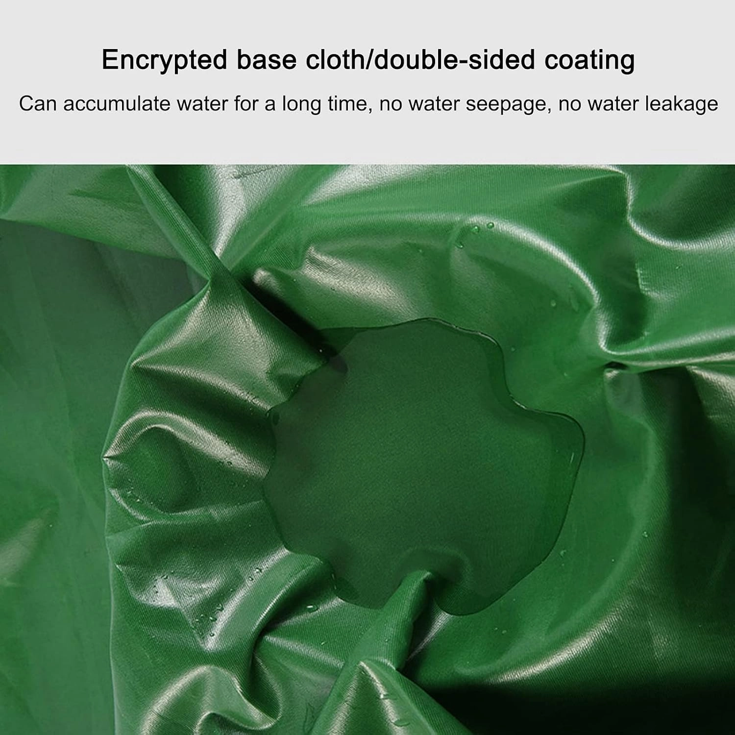 Tarpaulin, Waterproof Fireproof Heavy Duty Green Tarp Sheet Premium Quality Canvas Cover for Outdoor Camping Truck Car, 4.9X6.5ft/1.5X2m