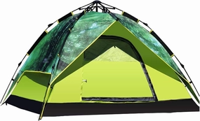 Tent 3-4 Person Double Layer Automatic Tent Camping Tent Waterproof Sunscreen Breathable Quicking Open Hiking Tent Outdoor